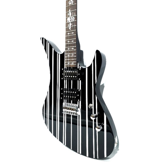 Gitar Elektrik Merk Schecter Synster Gates Diamond Series Hitam Bonus Tas dan Kabel Jack Shecter Listrik AVENGED