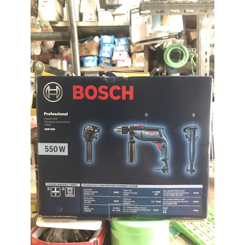 Mesin Bor 13mm Bosch Mesin Bor Besi Tembok Kayu