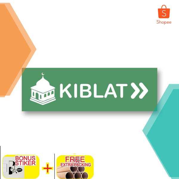 

sticker arah kiblat Keren