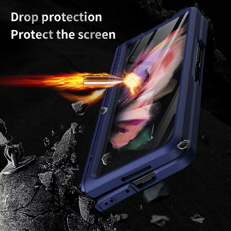 Case Samsung Galaxy Z Fold 3 5G Full Cover 360 Hinge Protection