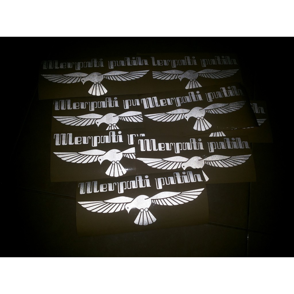 

Stiker Cutting Merpati Putih Glow in the Dark