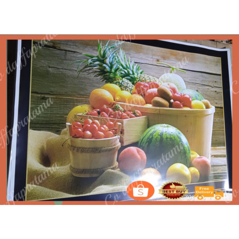 Poster jumbo buah buahan