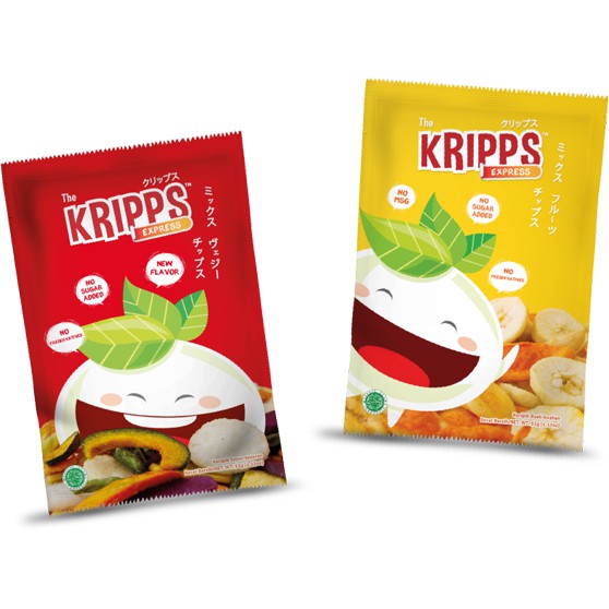 The Kripps Express Keripik Sayur Keripik Buah MPASI BayiNon MSG MPASI Bayi Anti GTM Snack MPASI / Snack Bayi / Snack Anak / Cemilan Bayi / Cemilan Anak The Kripps Mpasi Sehat