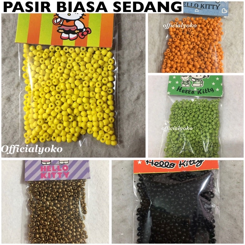 Manik Payet Pasir Biasa Sedang 8/0 (20gram)