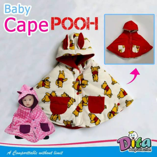 Selimut Babycape Dita , Selimut Babycape Bolak - Balik Dita , Jaket Selimut Bayi