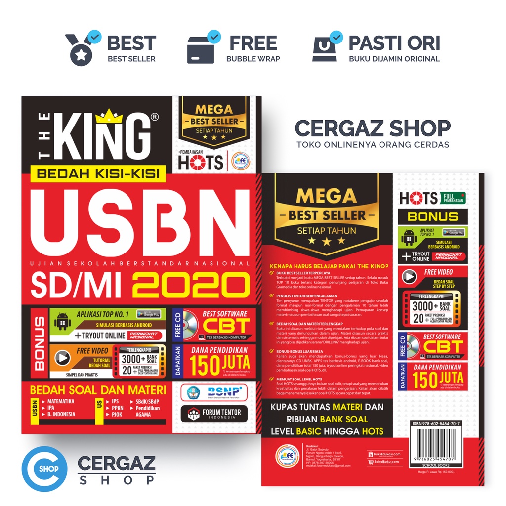THE KING BEDAH KISI-KISI USBN SD/MI 2020