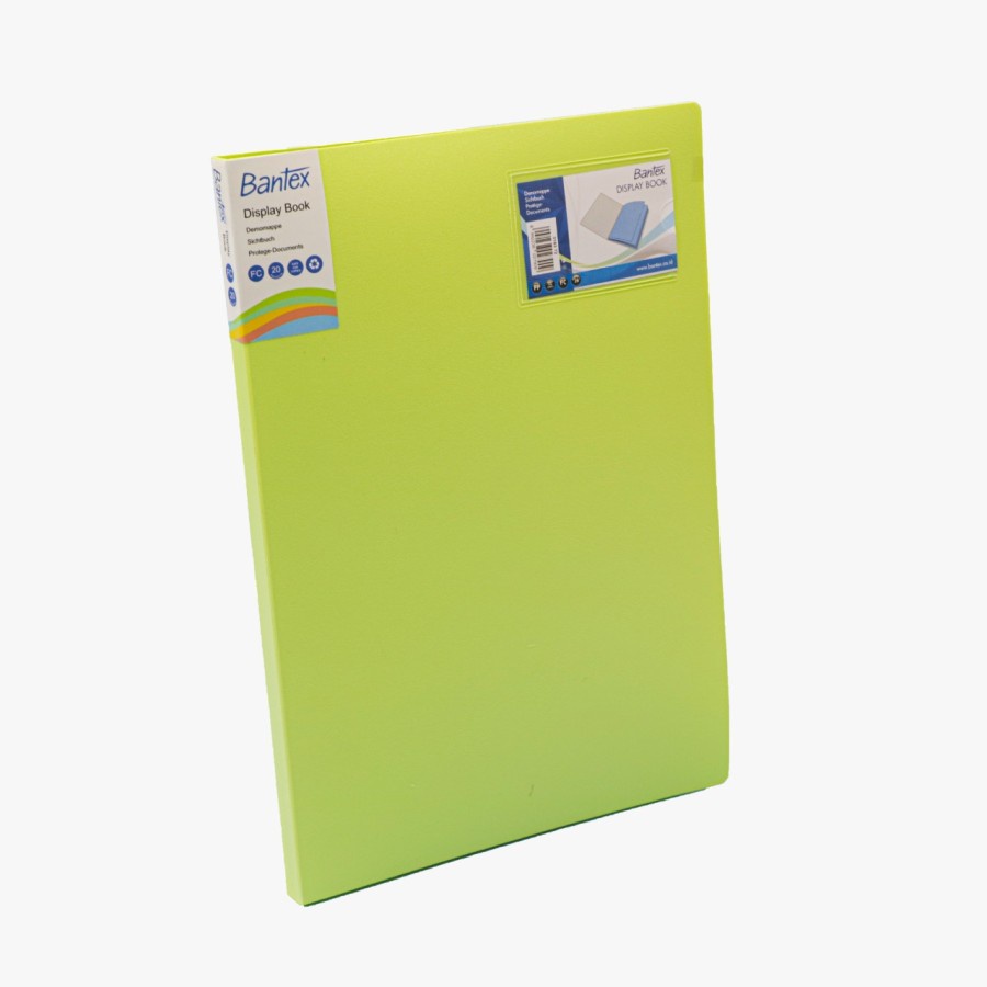 

BANTEX PP DISPLAY BOOK FC 20 POCKETS PISTACHIO 3183 72
