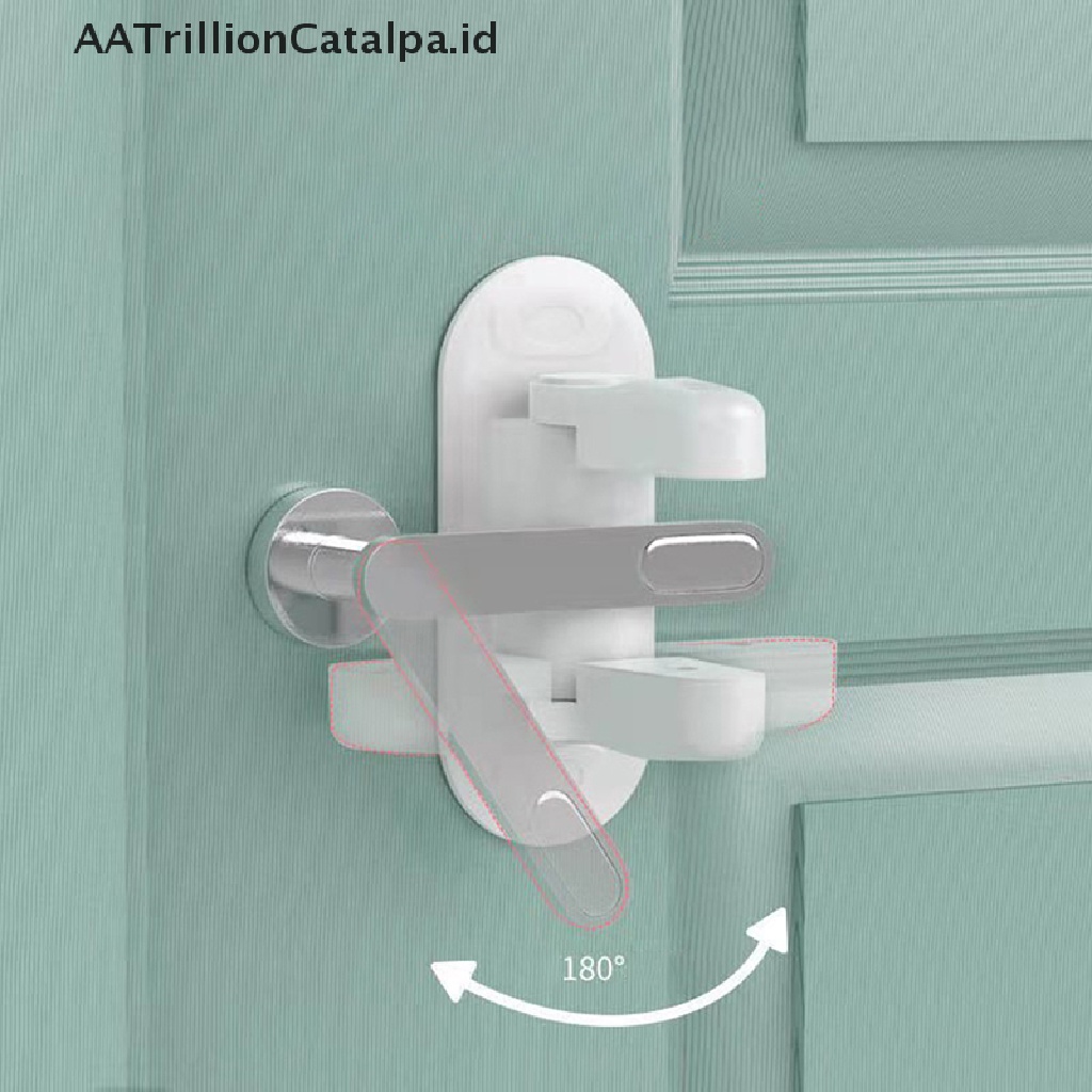 Aa Kunci Pengaman Tuas Pintu Universal Bentuk Segitiga Untuk Melindungi Bayianak