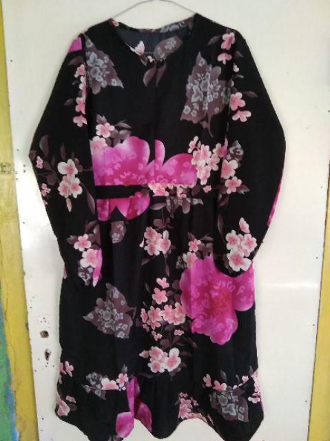 Atasan Wanita Batik Tunik Terbaru Kekinian Modern Kombinasi