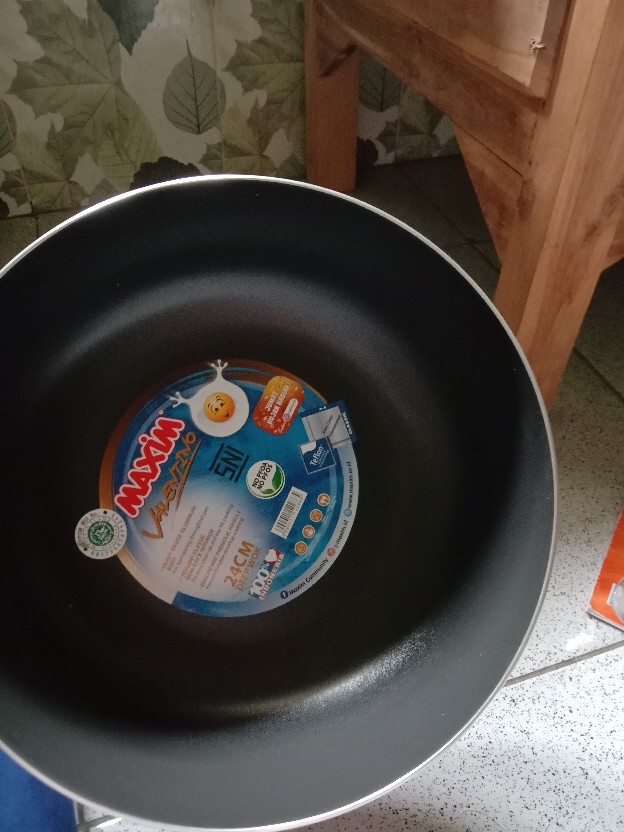 Maxim Wajan Cekung Valentino Deep Wok 24 Cm