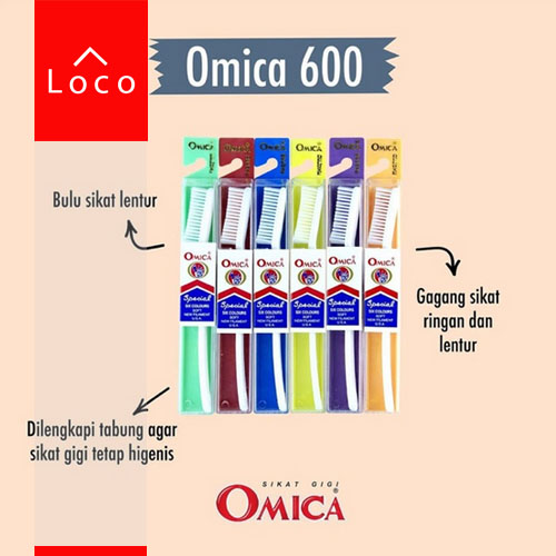 Sikat Gigi Omica 600