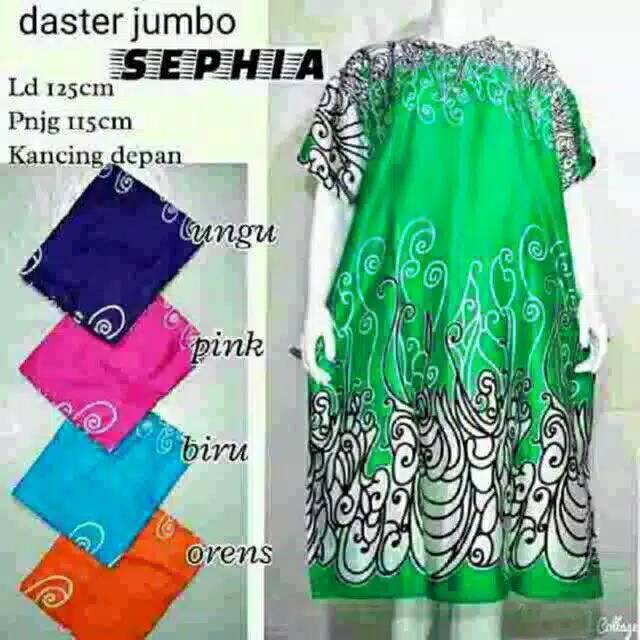 Daster jumbo ranting| daster batik jumbo | daster