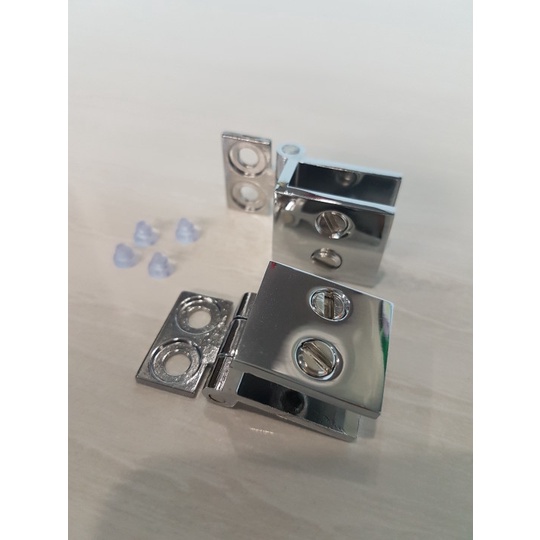 Engsel Jepit Kaca Ke Kayu / Engsel Pintu Kaca Lemari Etalase