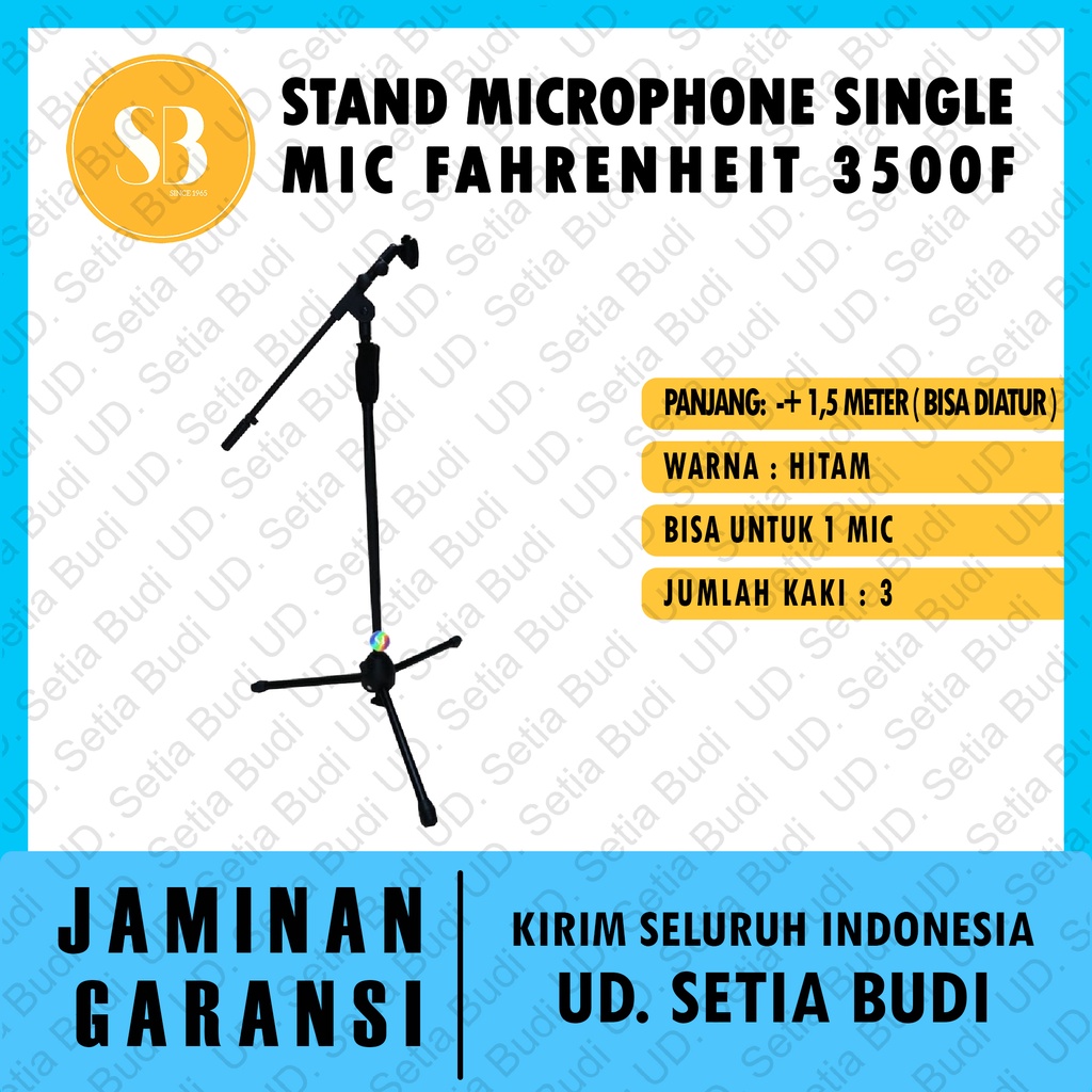 Stand Microphone Single Mic Fahrenheit 3500F