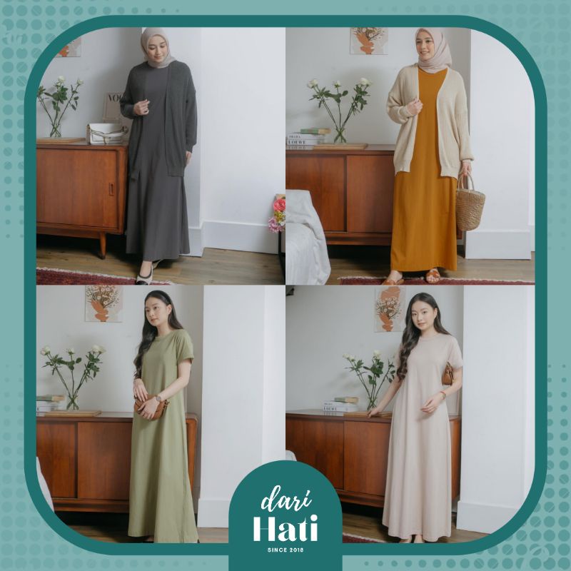 SIAP KIRIM | Casa Dress Busui By Hijab Nueta