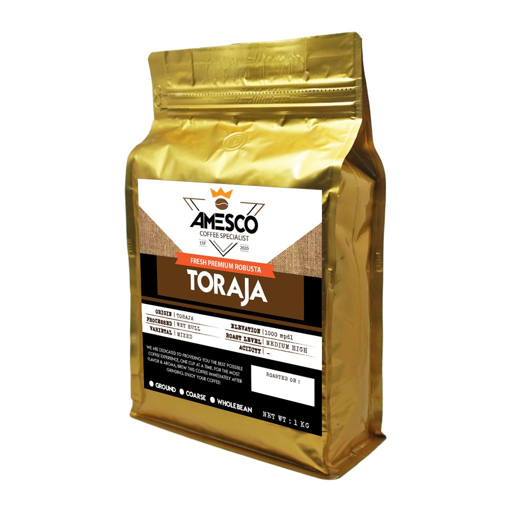 

KOPI TORAJA ROBUSTA 1KG KOPI BIJI / KOPI BUBUK PREMIUM - Robusta Toraja