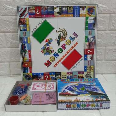 TERLARIS Mainan Monopoli Internasional Cowo / Monopoli Mancanegara Laki Laki / Mainan Anak monopoli 