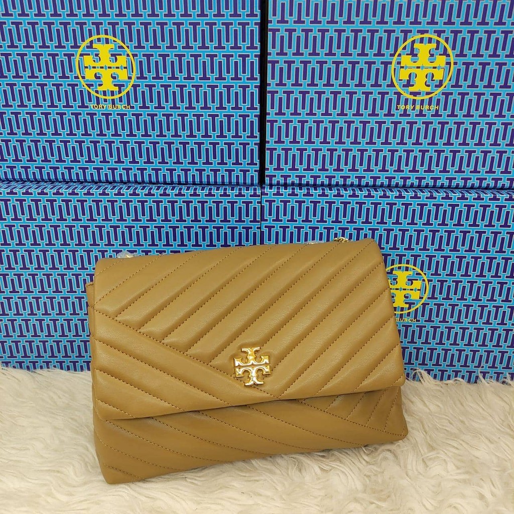 TORY BUR*H KIRA CHEVRON tas selempang