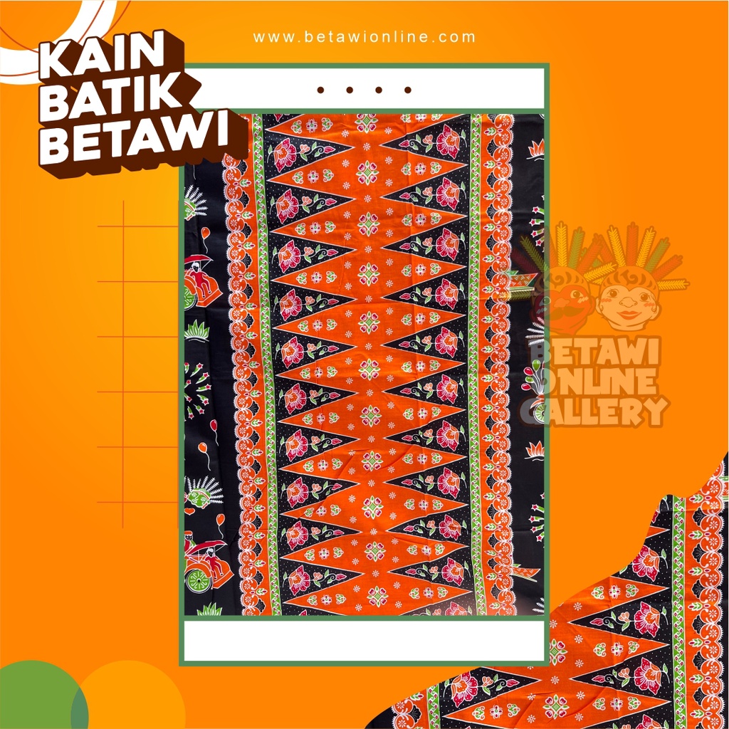 Image of Kain Batik Betawi / Batik Betawi / Sarung Batik Betawi #3
