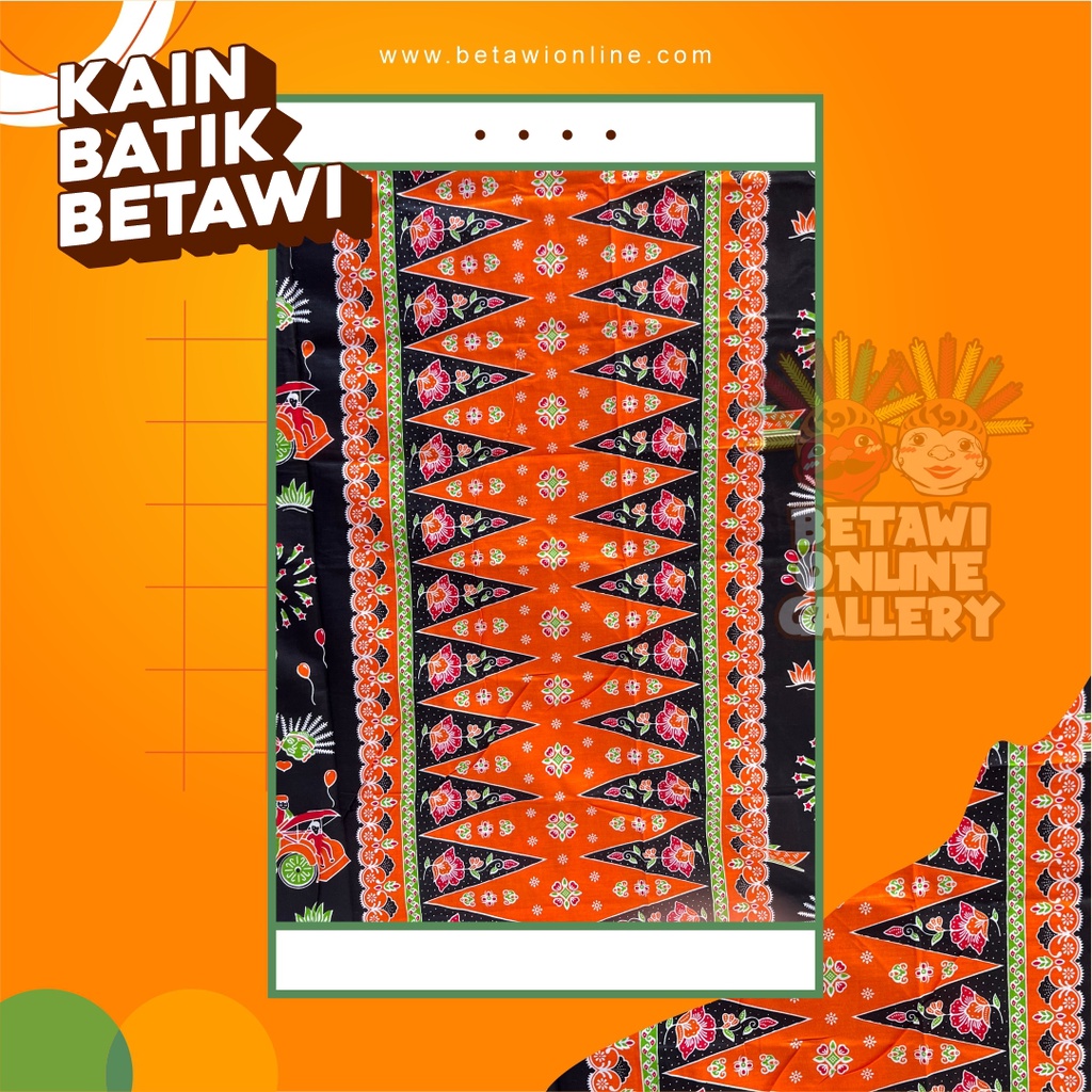 Kain Batik Betawi / Batik Betawi / Sarung Batik Betawi