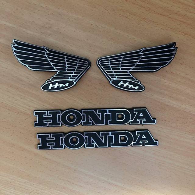 Emblem cb glatik import bahan seperti ori