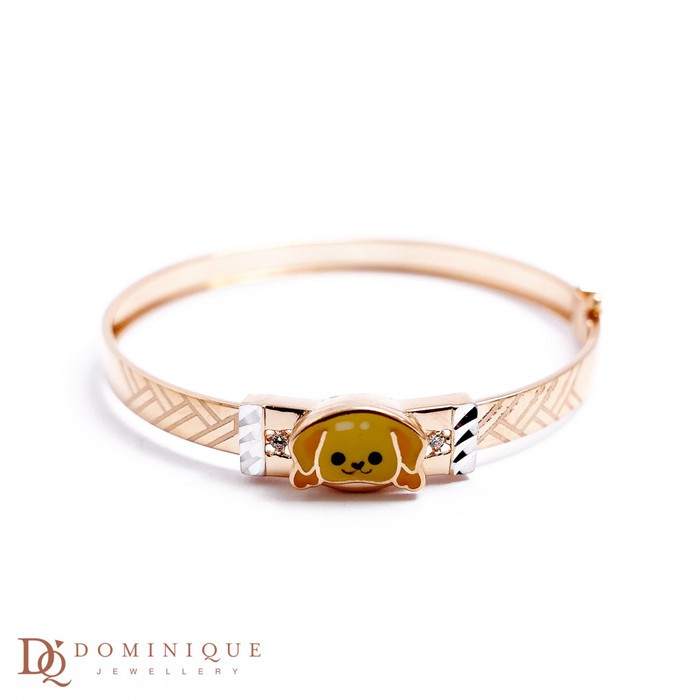 

Dominique Jewellery- Gelang Lotus Kadar 375 DQ 003
