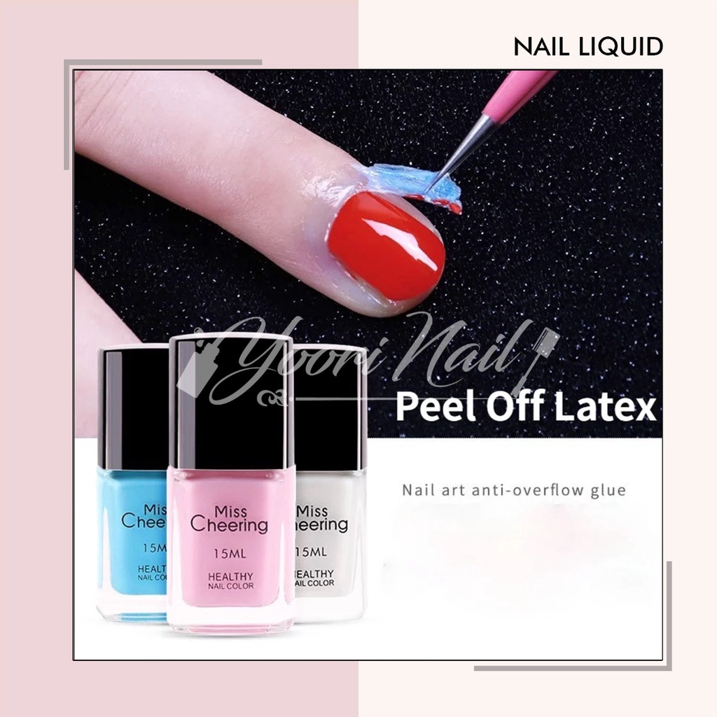 Nail liquid tape nail art pelindung pinggiran kuku peel off