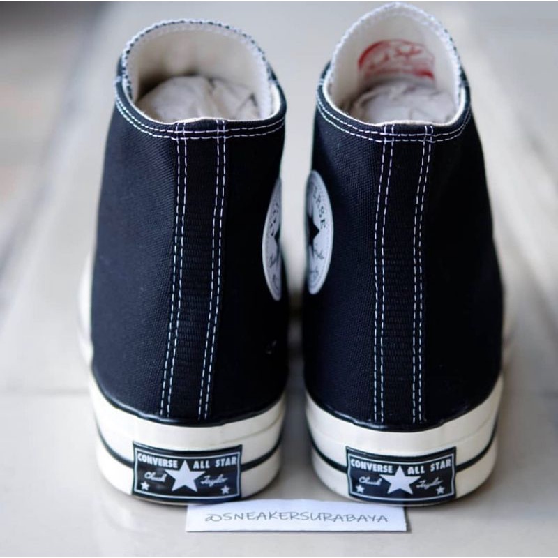 Converse Chuck Taylor 70s Hi Black Egret Resmi MAP / 1970s / CT 70