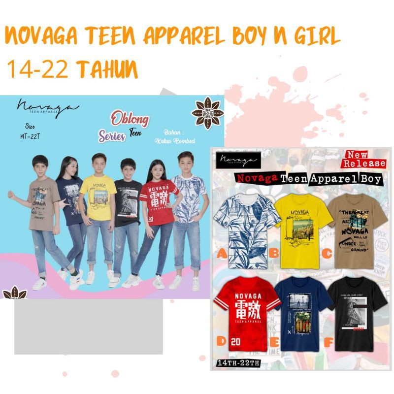 KAOS REMAJA BY NOVAGA TEEN APPAREL