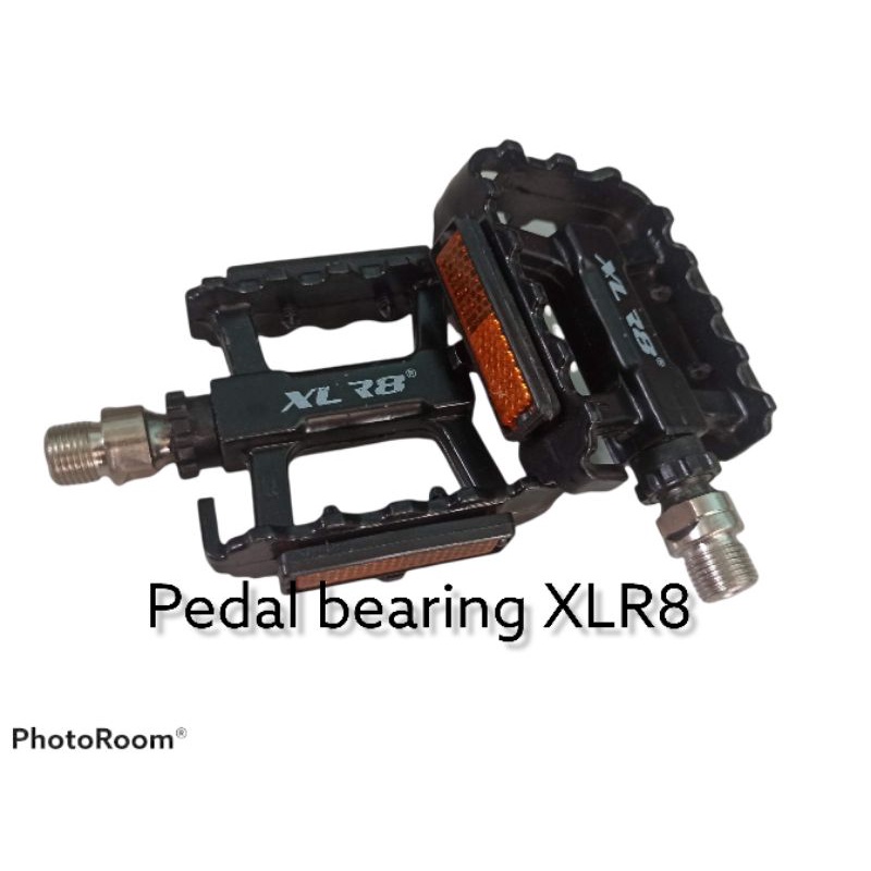 pedal bearing xlr8 alloy loncer untuk sepeda seli dan mtb