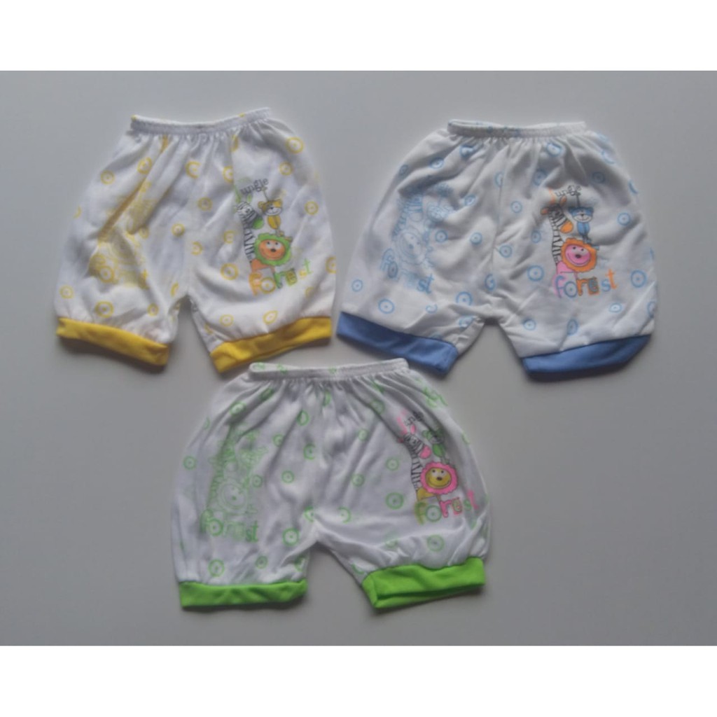 [GROSIR] 12 PCS Celana Pendek Bayi Katun Baby Short Pants