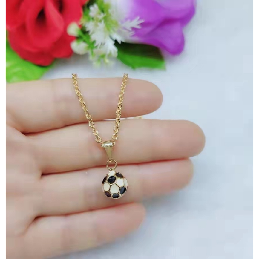 Kalung Xuping Bola Permata Hitam A,B