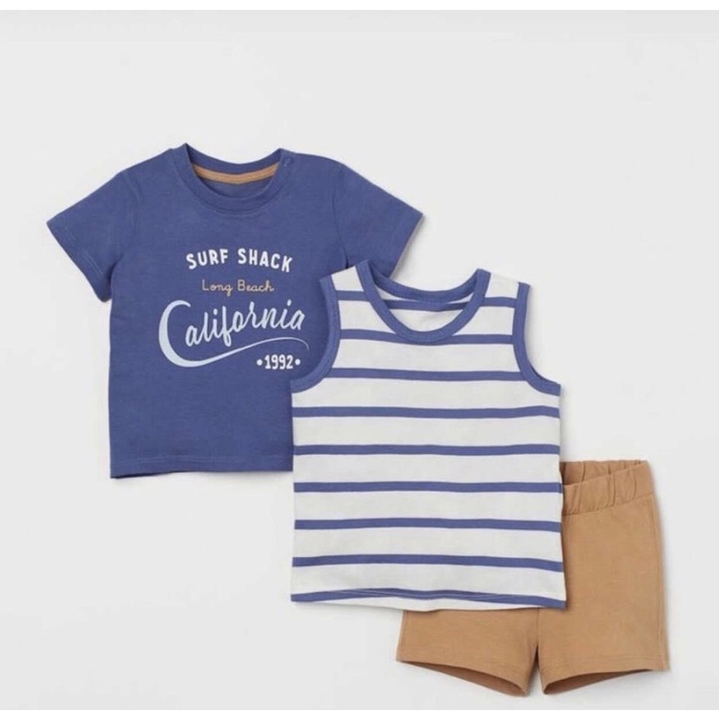 H&M SALE TSHIRT AND SHORT FOR BOY