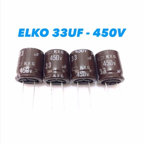 kapasitor capasitor elco elko 33uf 450v 33 uf 450 volt