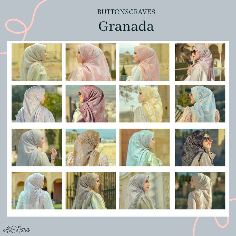 Buttonscarves Granada Series