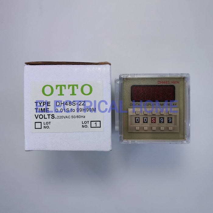 TIMER RELAY DIGITAL / TIMER DELAY RELAY DIGITAL DH48S-2Z 220VAC OTTO