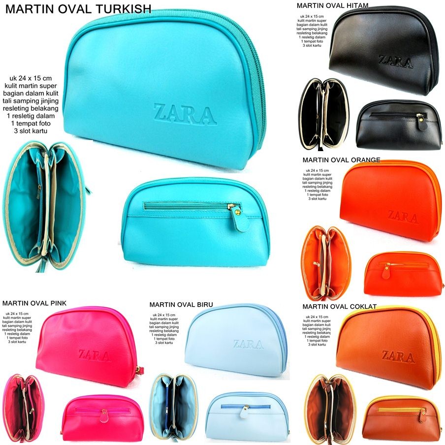 Dompet hp wanita kulit zaera oval martin organizer