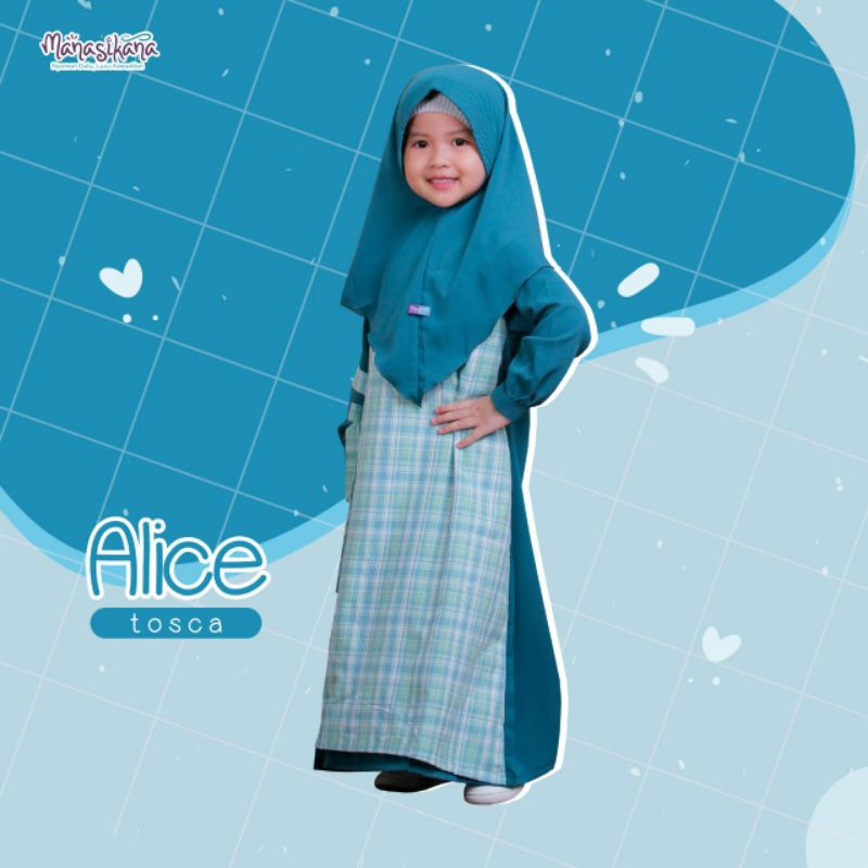 GAMIS SET ANAK - GAMIS ANAK - GAMIS ALICE ORI BY MANASIKANA
