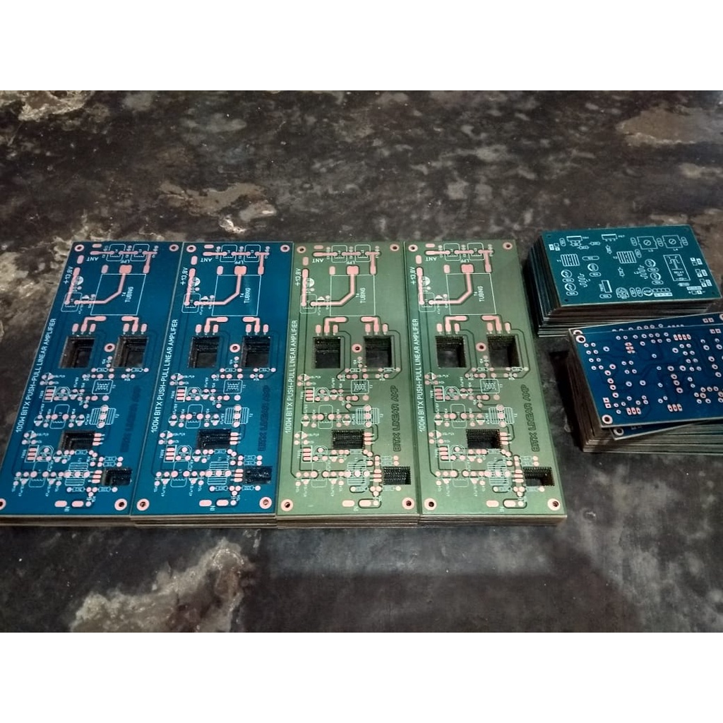 PCB linier 6- 100 Watt HF radio all band jos