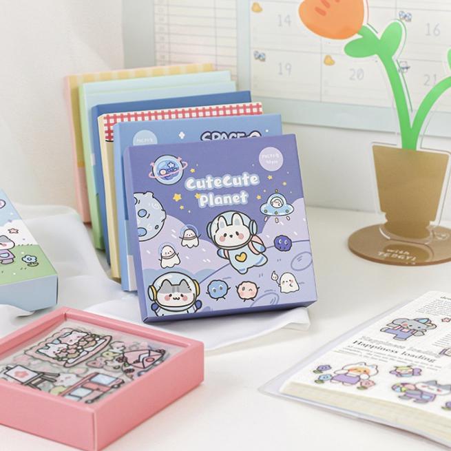 

Special - Sticker Box Stiker Set Aesthetic Dekor Buku Tumbrl Animal 1 Box 50 Lembar ,,