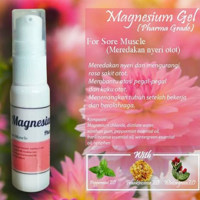Jual Magnesium Gel For Sore Muscles 25 gram ( gr ) Shopee Indonesia