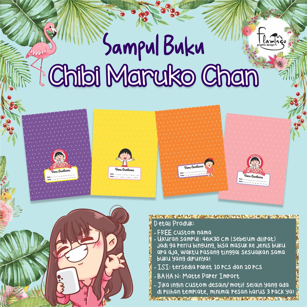 

SAMPUL BUKU CHIBI MARUKO CHAN FREE CUSTOM NAMA