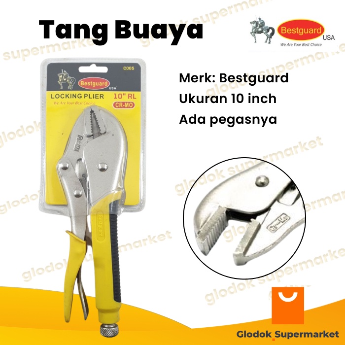 Tang Jepit Buaya 10 inch Bestguard Locking Pliers 10inch C065