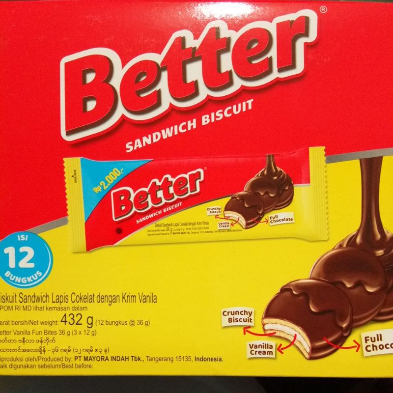 

Better Fun Bites Better Jajan Jadul Biskuit Salut Coklat Jadul