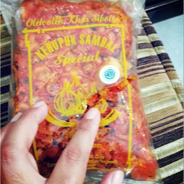 

Kerupuk sambal teri sibolga