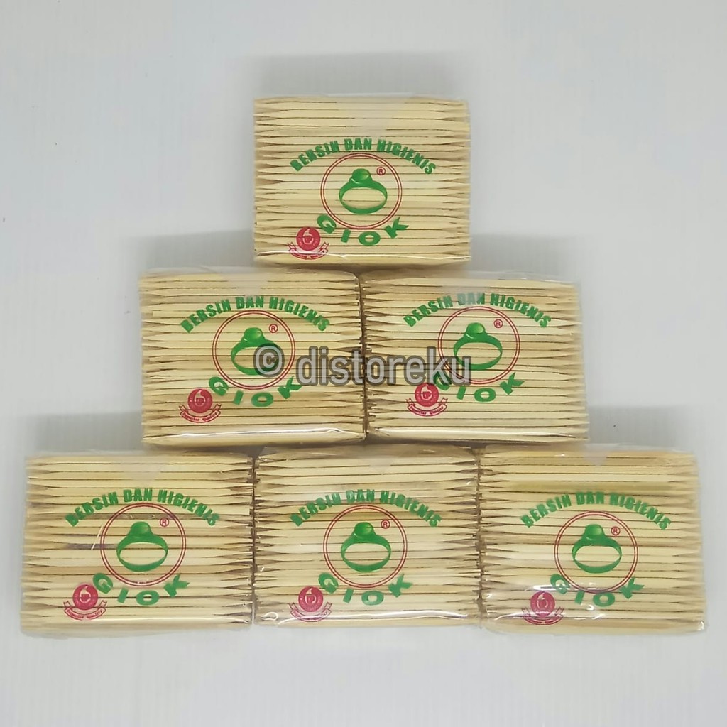 Tusuk Gigi Bambu Polos Tusuk Kue Tusuk Buah Refill Tooth Pick