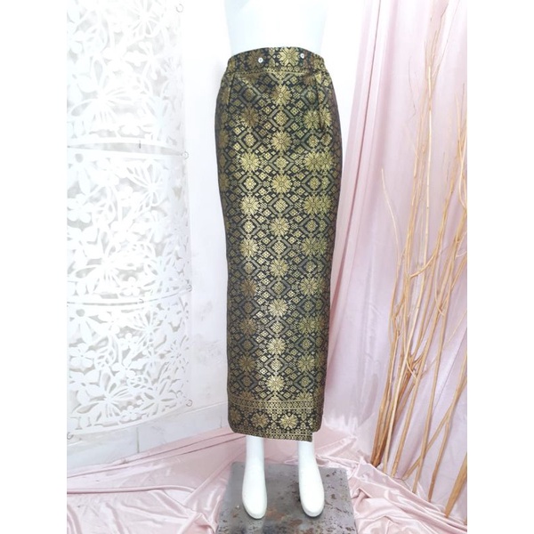 Rok songket span // rok songket jadi // rok instant // rok