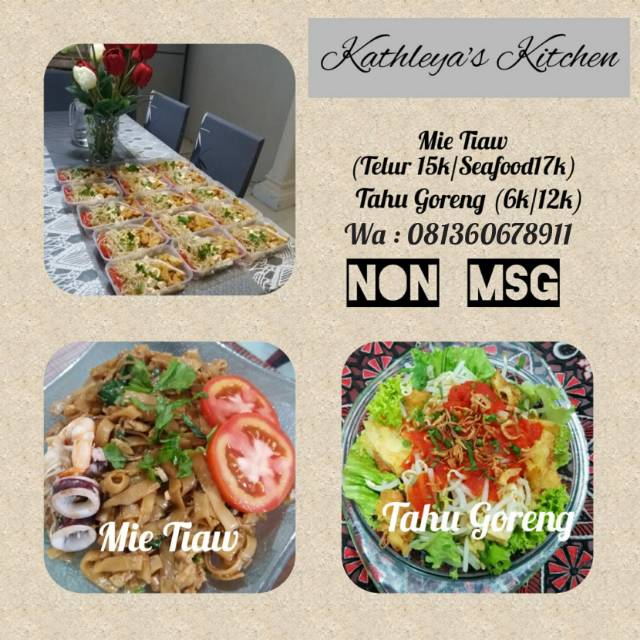 

Mie tiaw/kwetiaw dan Tahu goreng terbuat dari bahan-bahan yang berkualitas demi rasa yang nikmat.