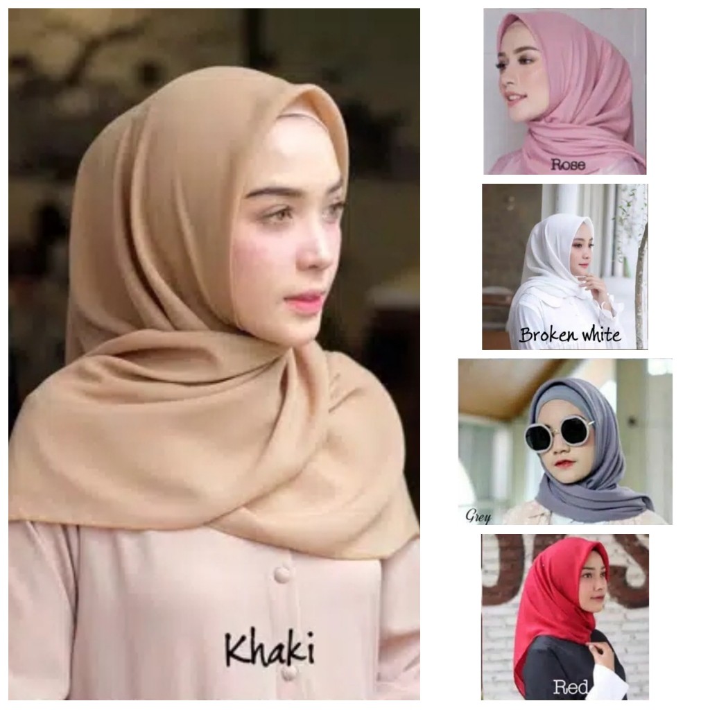 Contoh Jilbab Warna Khaki Hijab Casual