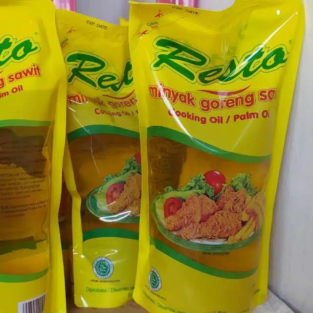 

Minyak Goreng Resto ( Pouch ) 1Liter 1Carton isi 12pcs